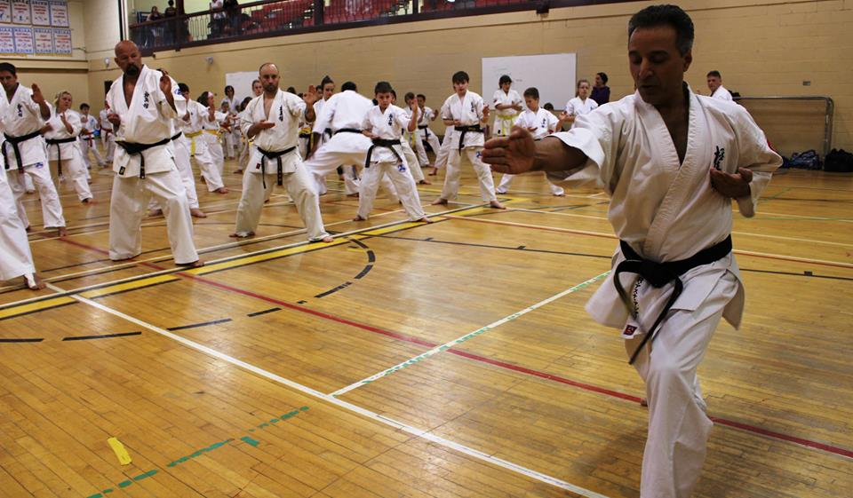 Kyokushin Karate class training